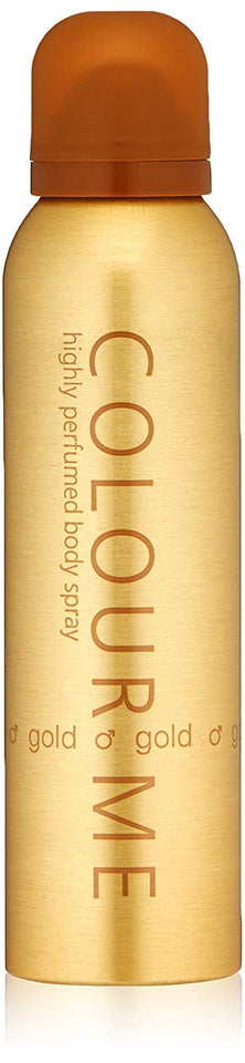 Colour Me - Gold Homme - Body Spray - Fragrance for Men - 5.1 oz.
