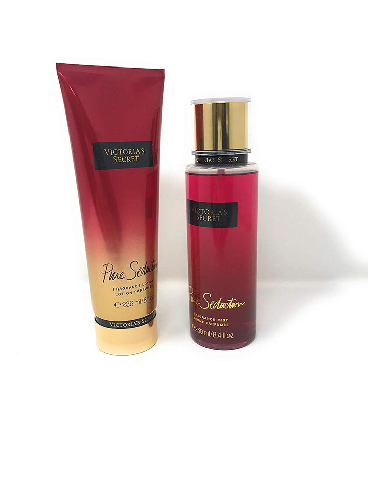 Set Victoria's Secret Pure Seduction Body Mist 250 ML + Crema 236 ML