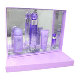 Set 360° Purple 4 pzs 100 ml Edp Spray + Hand Cream 57G + Body Mist 118 Spray + 7.5 ml Edp Spray de Perry Ellis