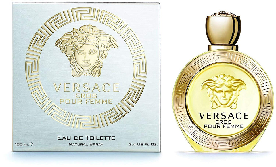 VERSACE Eros Spray for Women, 3.4 Ounce