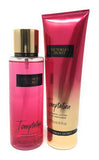 Set Victoria's Secret Temptation Body Mist 250 ML + Crema 236 ML