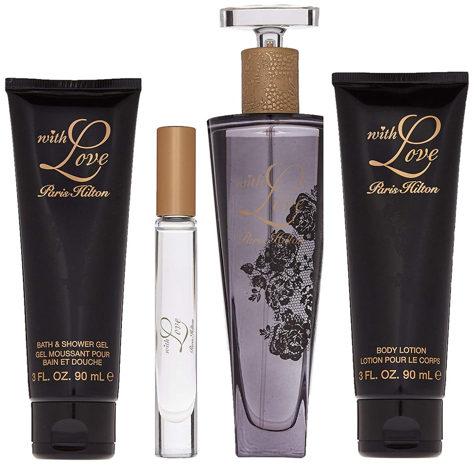 Paris Hilton with Love Women 4 Piece Gift Set