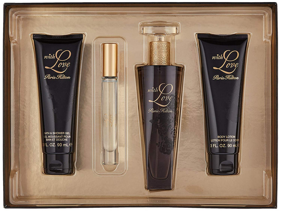 Paris Hilton with Love Women 4 Piece Gift Set